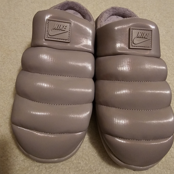 Nike Shoes - Nike Burrow Quilted Mules in Light Violet.
